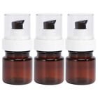 3pcs 40ml Brown Pump Bottles for Hand Soap, Essential Oil, and Cosmetics