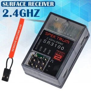 3 Kanal 2.4GHz SR3100 DSM2 RC Car 3CH Oberflächen Empfänger für DX3R DX2E DX4C - Bild 1 von 12