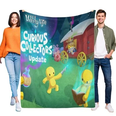 Throw Blanket For Wobbly Life Game Lightweight Super Soft Flannel All Seasons - Image 1 of 4