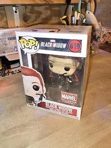 Funko Pop! Vinilo: Marvel Collector Corps - Black Widow - Exclusivo de Amazon #619 - Imagen 1 de 6