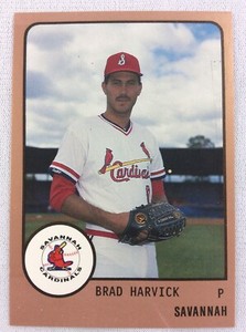 1988 Savannah Cardinals-ProCards Minor League Baseball Card-Brad Harvick