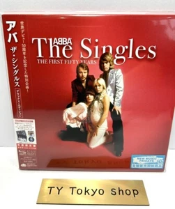 ABBA The Singles The First Fifty Years 2SHM-CD w/ Goods Deluxe Edition LTD Fedex - Picture 1 of 10
