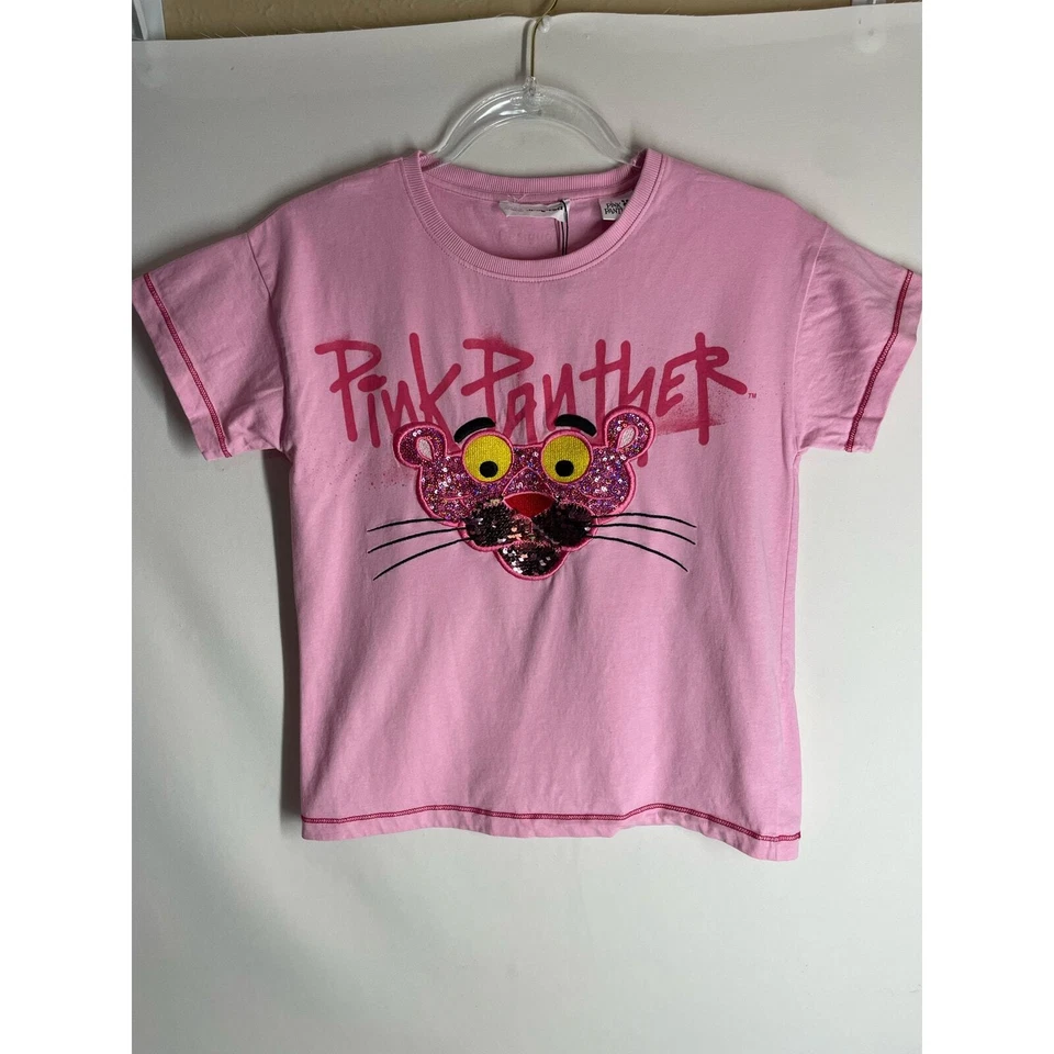 Camiseta Desigual Rosa Pantera Lentejuelas Manga Corta Talla 11/12 Niños Niñas Nueva Sin Etiquetas Foto 1 de 4