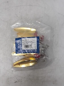 Sea Striker SES75G-12 Gold Casting Spoon 2.5" Saltwater Fishing Lures Lot of 12 - Picture 1 of 5