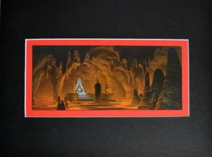 Star Wars ESB VADER BRINGS LUKE BEFORE The EMPEROR Matted CONCEPT PRINT Chiang - Picture 1 of 1