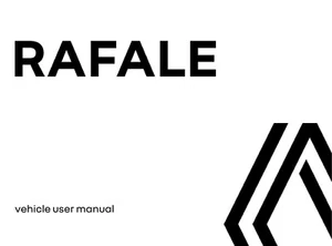 RENAULT RAFALE  -Owners USER Handbook Manual - A4 or A5 SIZE - New Print - Picture 1 of 2