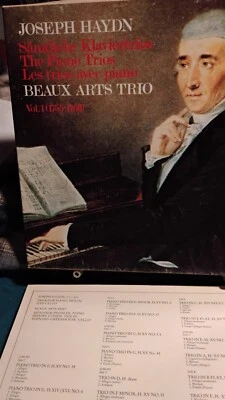 1979 Haydn The Piano Trios For Piano Violin And Cello  Philips 6747 413 4 LPs - Image 1 of 2