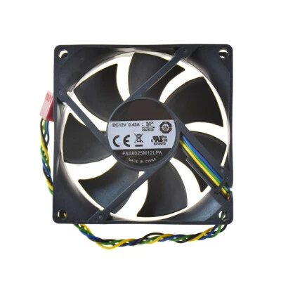 For Cooler Master FA08025M12LPA 80*80*25MM 12V 0.45A 4pin PWM CPU Cooling Fan - Image 1 of 4