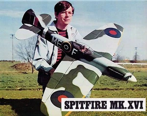 Model Airplane Plans (UC): Spitfire Mk.XVI 58" Stunt for .46 by Mark Freeman - Picture 1 of 2