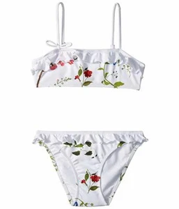 Oscar De La Renta Children's Floral Two Piece Swimsuit L135614 Size 14Y - Picture 1 of 2