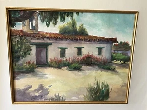 Grande acquerello Mary McKinnon della Città Vecchia di San Diego 14 X 11” (22,5 X 18,5”) - Foto 1 di 13
