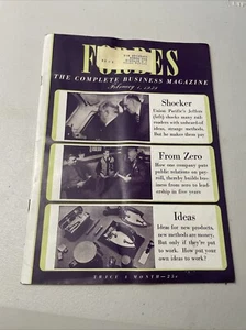 Forbes Magazine Vintage February 1939 - Picture 1 of 7