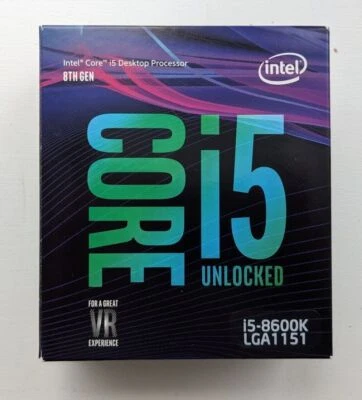 Intel Core i5-8600K 3.6 GHz LGA 1151 Hexa-Core Processor CPU BX80684I58600K - Image 1 of 3