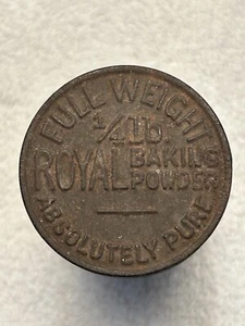 Vintage Royal Baking Powder .25Lb Full Weight Absolutely Pure 2” Dia. 3.5” Tall - Picture 1 of 6