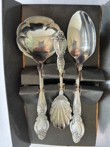 Juego de 3 cucharones de salsa Oneida Federico II anfitriona Oneida, azúcar y cucharada - Imagen 1 de 4