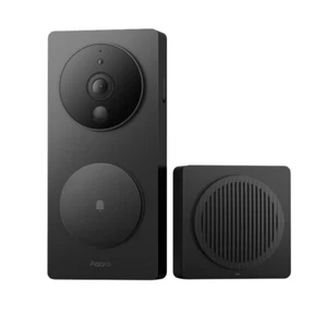 Aqara Smart Video Doorbell G4 with Chime (Black) - Picture 1 of 8