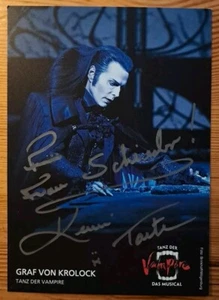 Kevin Tarte Orig Autogramm signiert TANZ DER VAMPIRE Musical - AK - Bild 1 von 1