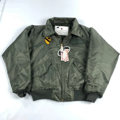Chaqueta de Vuelo Rothco Para Hombres Grande Ejército 1ª División Calvario Verde NUEVA* Foto 1 de 4