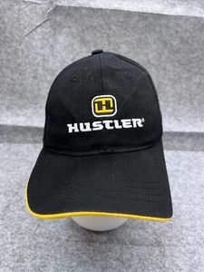Hustler Georgia Outdoor Equipment Hat Cap Strap Back Adult One Size Black Cotton - Picture 1 of 13