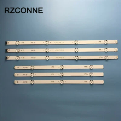 6pcs LED Strip 43LH51_FHD_A 6916L-0962A 6916L-0962B for LG 43LH5700 43LF510V - Image 1 of 4