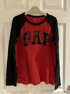 Gap Boys Logo T-shirt Size L 10-11 Yrs - Picture 1 of 4