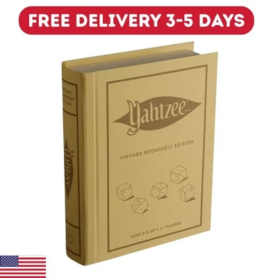 WS Game Company Yahtzee Vintage Bookshelf Edition Free Shipping - Image 1 of 4