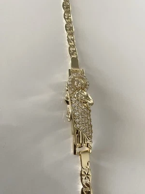 Pulsera San Judas circonita cúbica Foto 1 de 3