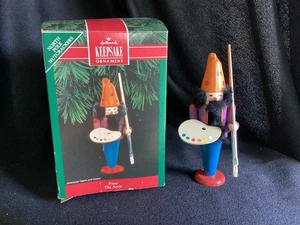 1992 Hallmark Andenken "Franz der Künstler" Nussknacker Ornament - Bild 1 von 2