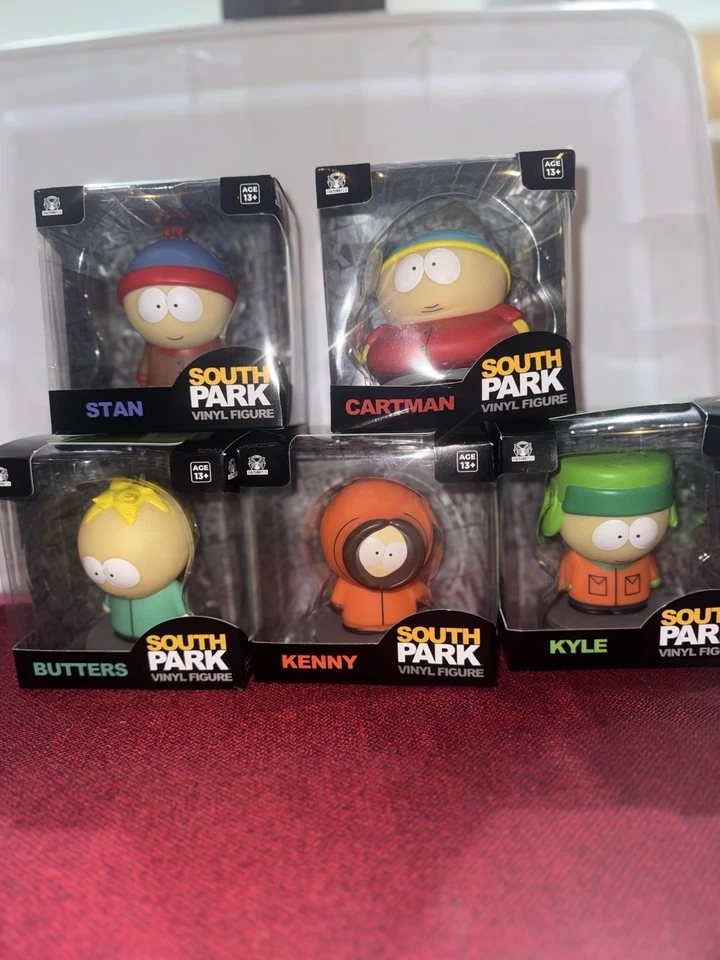 *ENVÍO GRATUITO* 5 SOUTH PARK Juego de 5 CultureFly Butters Cartman Kenny Kyle Stan Foto 1 de 4