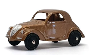 Atlas Editions Dinky Toys 6cm Long Diecast 35A - Simca 5 - Bronze - Picture 1 of 5