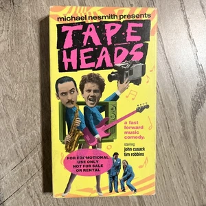 Tape Heads VHS RARE DISTRIBUTOR PROMO 1989 John Cusack Mike Nesmith Indie Film - Picture 1 of 5