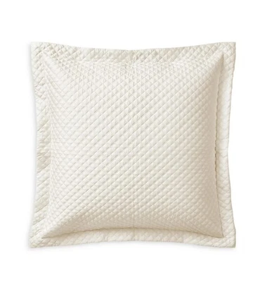 RALPH LAUREN Acolchado Satén Algodón Orgánico Argyle Euro Sham Pergamino $185 Foto 1 de 4