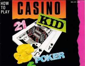 Nintendo NES Instruction Manual Casino Kid Poker 21
