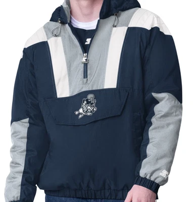CHAQUETA SUÉTER RETRO JOE 1/4 CREMALLERA CARGADOR DE ARRANQUE OFICIAL NFL DALLAS COWBOYS Foto 1 de 2