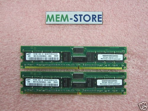 SUN 2GB (2x1GB) PC2700 Memory Kit Sun Ultra 45  X8704A - Image 1 of 1