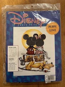 Disney Kreuzstich Welpenliebe Pluto Mickey Minnie Mouse 16x20 - Bild 1 von 4