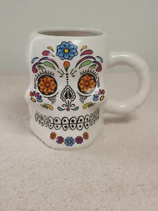 Taza Calavera Azúcar Día de Muertos El Día de los Muertos* - Imagen 1 de 7