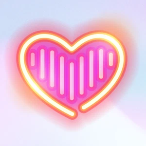 Colorful Heart Vanity License Plate - Picture 1 of 9