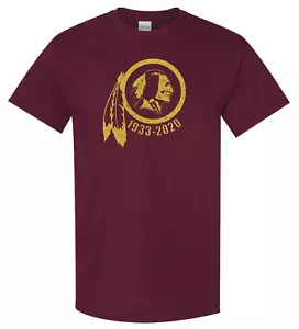 Washington Redskins 1933-2020 Maglietta RIP | Maglia Calcio Vintage Alex Smith - Foto 1 di 1