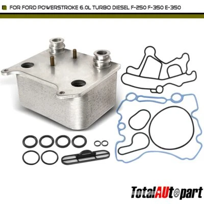 Enfriador de aceite de motor para Ford E-350 Club Wagon Excursion F-250 Super Duty V8 6,0 L Foto 1 de 4