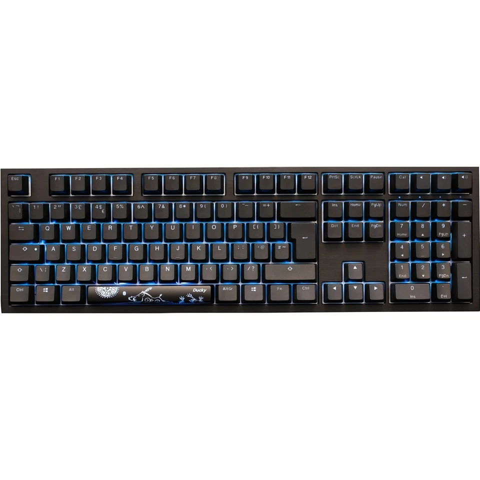 Ducky Shine 7 Blackout USB RGB Backlit Gaming Keyboard Red Cherry MX Switches - Image 1 of 4