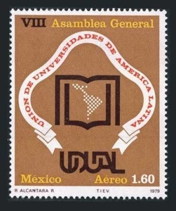 Mexico C622 block/4,MNH.Michel 1655. Latin American Universities Union,1979. - Picture 1 of 1