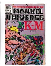 Official Handbok of the Marvel Universe #6 (1983) Marvel Comics