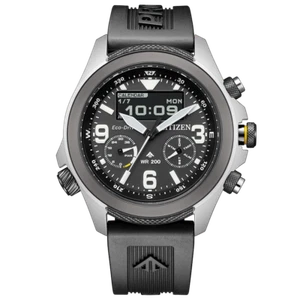 Citizen Promaster JV1007-07E Eco - Drive Combination Rubber Sapphire - Picture 1 of 7