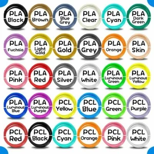 3D Printer 3D Pen Filament PLA 1.75mm, 30+ Colours - 10m Length - Picture 1 of 31