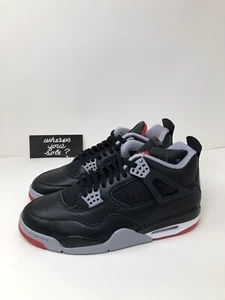 Nike Air Jordan 4 IV Bred Reimagined Size 11 Black Red Retro DS NEW FV5029-006 - Picture 1 of 11