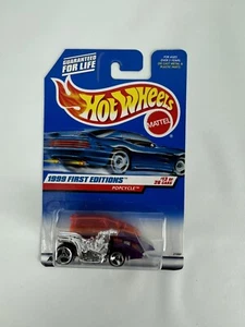 1999 Hot Wheels #913 First Editions 13/26 POPCYCLE Purple Variant w/Chrome HW02D - Bild 1 von 2