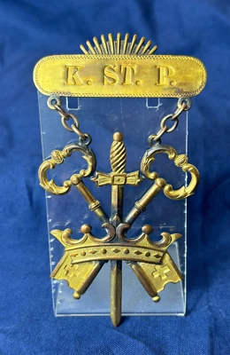 Antiguo Pin Medalla Caballeros Templarios San Pablo K. ST. P. Foto 1 de 4
