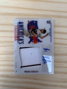 2022 Panini Chronicles America's Pastime Material Signatures #14 Reiss Knehr /99 - Picture 1 of 2