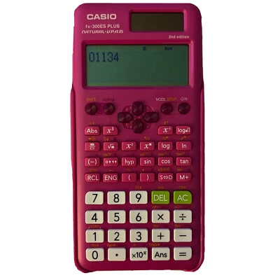 Casio fx-300es PLUS  Natural V.P.A.M. 2nd Edition Pink - Image 1 of 4